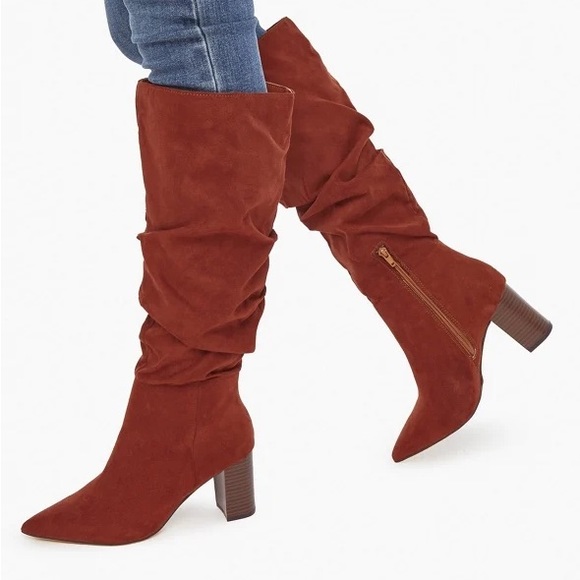 Fiona Slouched Heeled Boots - Picture 11 of 11